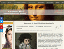 Tablet Screenshot of leonardodavinci.net